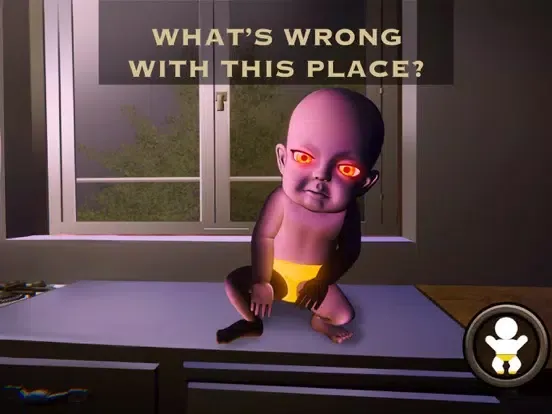 Capturas de tela do Scary Baby in Pink House iPad 